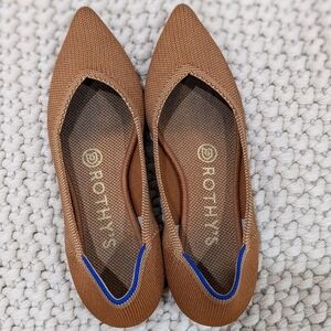 Rothy's The Point Flat in Fawn NIB